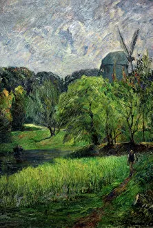 Paul Gauguin Collection: Paul Gauguin (1848-1903). The Queens Mill (1885). Ny Carlsb