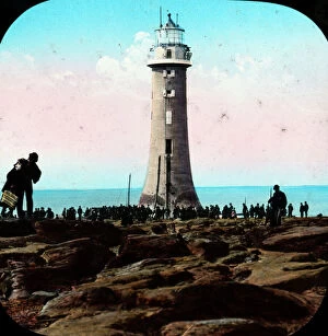 Bexley Framed Print Collection: Perch Rock Lighthouse - New Brighton Lighthouse