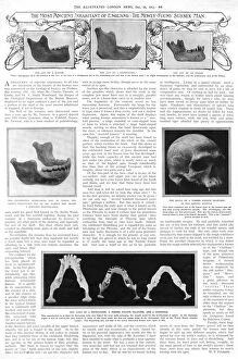 Forgery Collection: Piltdown Man article- The most ancient inhabitant of England