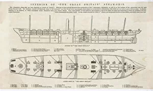 Launched Collection: Plan of ship SS Great Britain