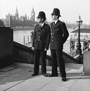 British Library Framed Print Collection: Police Officers London