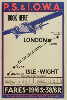 Wight Collection: Portsmouth, Southsea & Isle of Wight Aviation Poster
