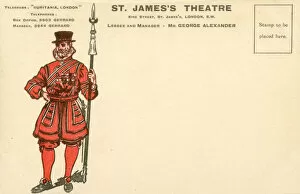 Numbers Collection: Postcard, St Jamess Theatre, King Street, London