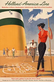 Canadian Collection: Poster advertising Holland America Line