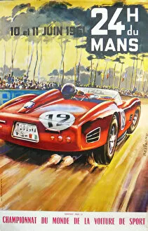 Pierre Collection: Poster, Le Mans 24 Hour Rally 1961