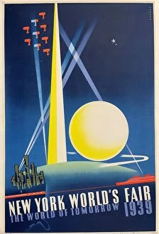 Backed Collection: Poster, New York World's Fair, The World of Tomorrow