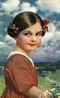 New Items from the Grenville Collins Collection: Pretty young German girl