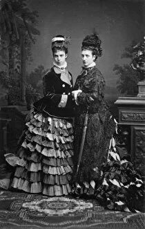 Related Images Metal Print Collection: Princess Alexandra with her sister Thyra