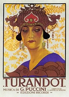 Portraits Canvas Print Collection: Puccini / Turandot