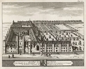 Cambridge Premium Framed Print Collection: QUEENS COLLEGE 1690