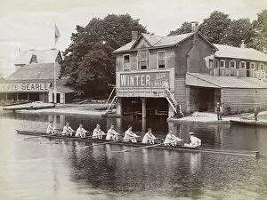 Higher Collection: Queens College Cambridge rowing team
