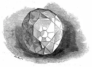 Victoria Tower Photographic Print Collection: The Re-cut Koh-i-noor Diamond, 1852