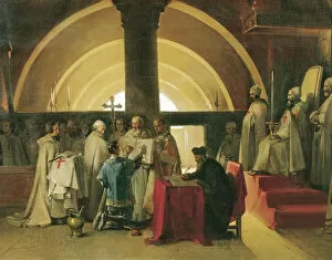 Reception Collection: Reception of Jacques de Molay. 1840s; Reception