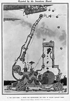 Heath Robinson Framed Print Collection: Rejected by the inventions board