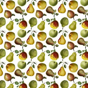 Wallpapers Collection: Repeating Pattern - Apples and Pears
