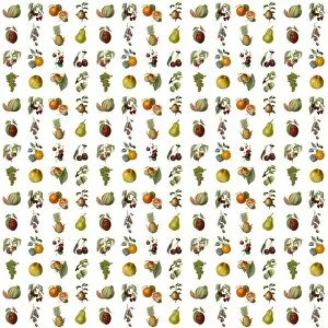 Wallpapers Collection: Repeating Pattern - Assorted Fruit