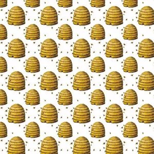 Wallpapers Collection: Repeating Pattern - Beehives