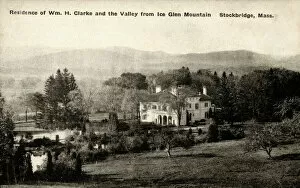Related Images Framed Print Collection: Residence of William H. Clarke - Stockbridge, Massachusetts