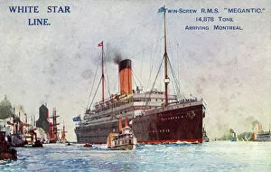 Cruise Ships Photo Mug Collection: RMS Megantic - White Star Line