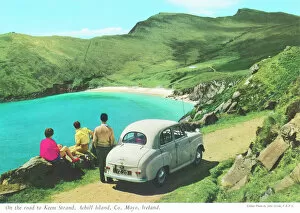 John Hills Fine Art Print Collection: On the road to Keem Strand, Achill Island, County Mayo