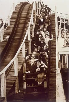 Margate Framed Print Collection: Rollercoaster