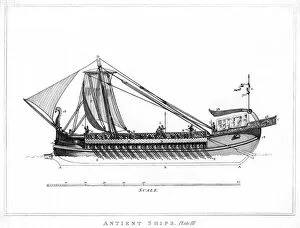 Galley Collection: Roman Galley (W / Sails)