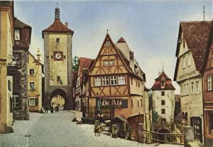 Medieval Art Jigsaw Puzzle Collection: Rothenburg ob der Tauber, northern Bavaria, Germany