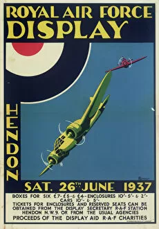 Tickets Collection: Royal Air Force Display Poster, Hendon