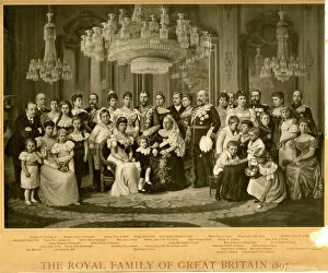 George Prince Poster Print Collection: The Royal Family of Great Britain 1897