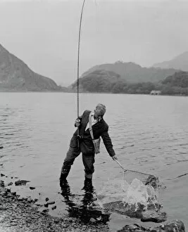 Lakes Photographic Print Collection: Salmon Fishing