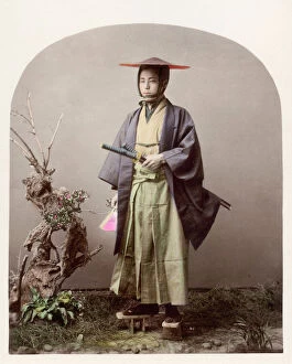 Meiji Collection: Samurai with two swords, Japan