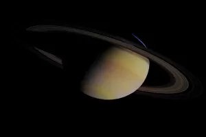 Saturn Pillow Collection: Saturn in natural color, photographed by Cassini