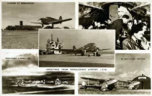Related Images Collection: Scenes of Ronaldsway Airport, Isle of Man