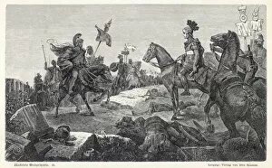 Rome Photographic Print Collection: Scipio Africanus meeting Hannibal at Battle of Zama