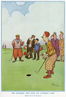 1928 Collection: The Scotsman Who Gave His Opponent That, by H. M. Bateman