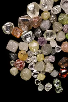Gemstone Collection: Selection of diamond crystals