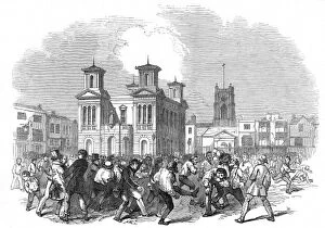 Winning Collection: Shrove Tuesday Football Match, Kingston-Upon-Thames, 1846