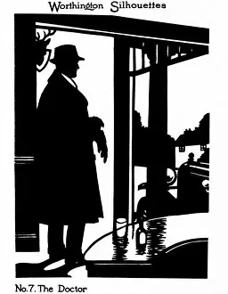 Harry Collection: Silhouette of a doctor