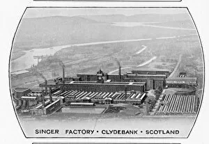 Scotland Canvas Print Collection: Singer Sewing Machines - factory in Clydebank