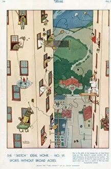 Heath Mouse Jigsaw Puzzle Collection: The Sketch Ideal Home No. VI. Sports Without Broad Acres by