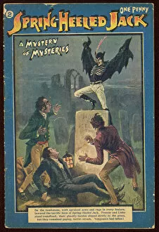 Penny Collection: Spring-Heeled Jack winged monster