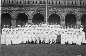 Nursing Metal Print Collection: Staff of Rangoon General Hospital, incl Lily Mary McKenzie