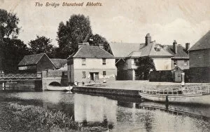 Greenwich Photographic Print Collection: Stanstead Abbotts - The Bridge