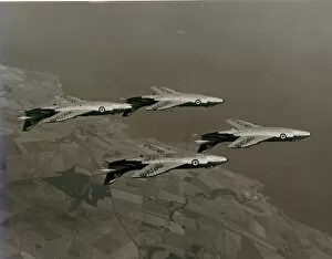 Banff Collection: Four Supermarine Scimitars of 807 Squadron