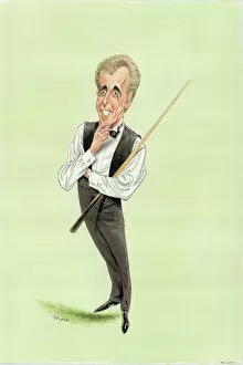 Snooker Fine Art Print Collection: Terry Griffiths - Snooker Player