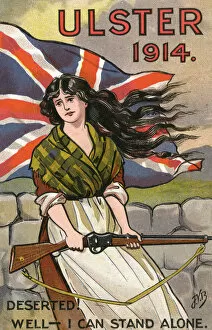 Defender Collection: Ulster 1914 - Patriotic Postcard