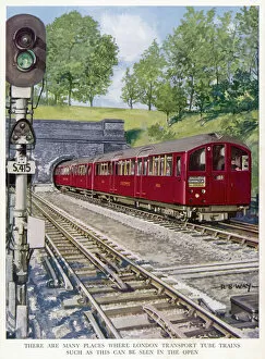 Kennington Collection: Underground Tube Train