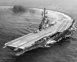 Warships Collection: USS Intrepid (CV-11) c April 1960