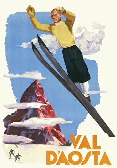Ski Ing Collection: Val D Aosta poster
