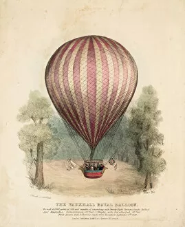 Royal Aeronautical Society Canvas Print Collection: Vauxhall Royal Balloon first ascent